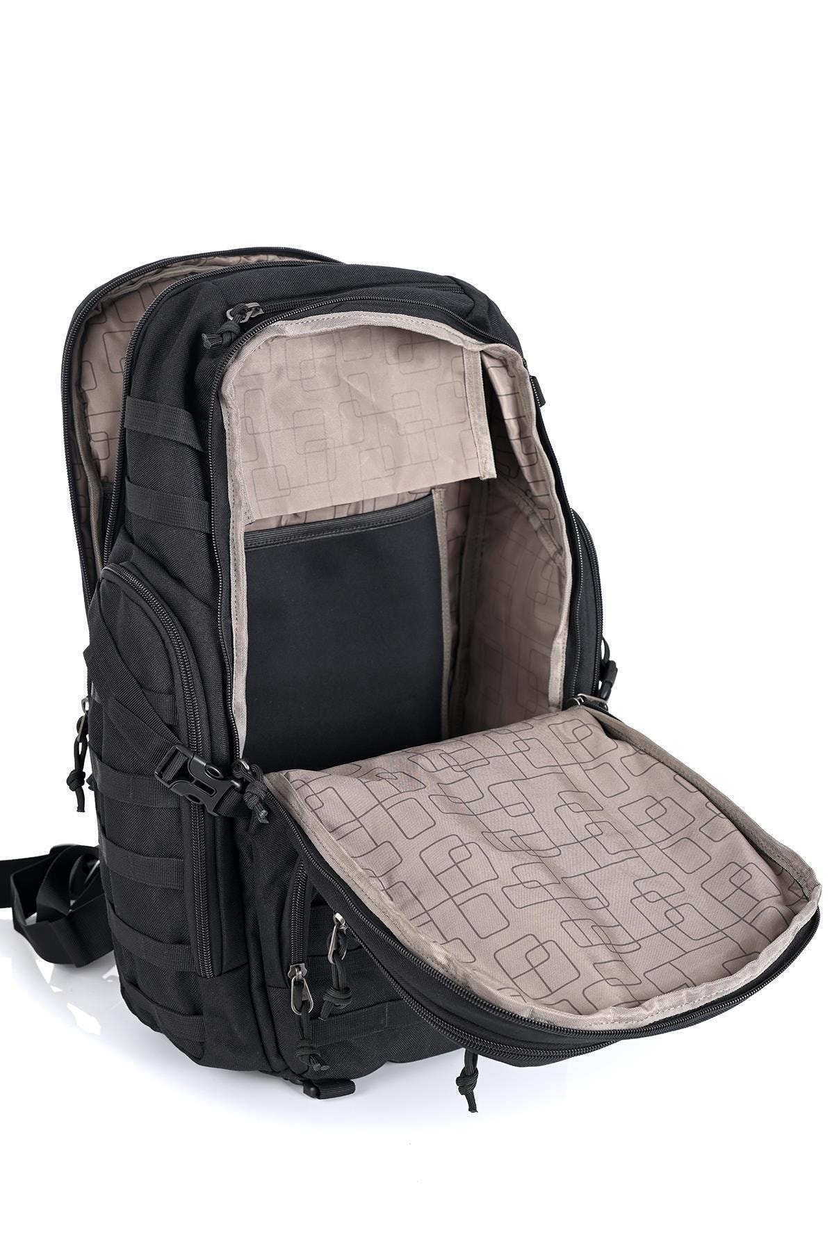 کوله پشتی زنانه مشکی YOUNG | young51029 اورجینال - تصویر 6