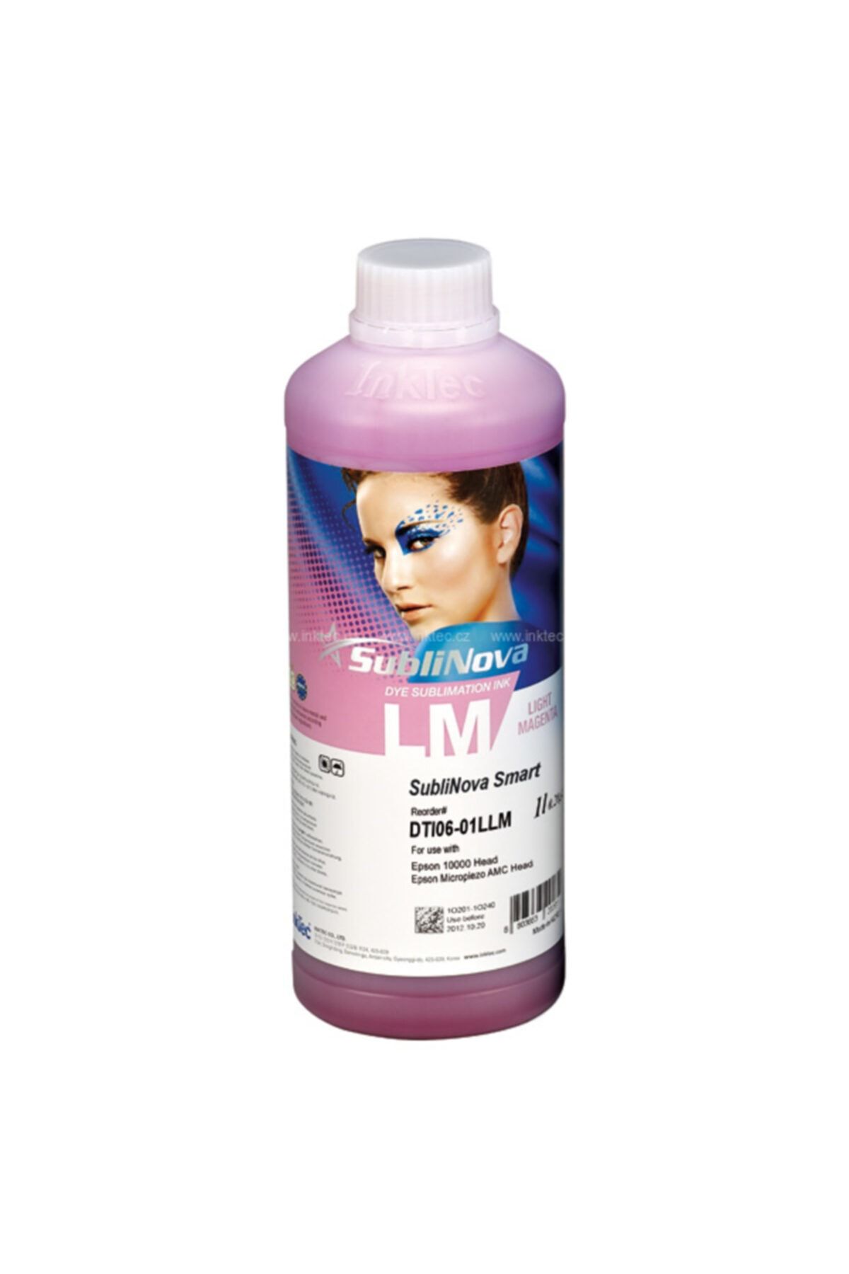 INKTEC Süblimasyon Mürekkep 1 Litre Açık Kırmızı Dtı06-01llm
