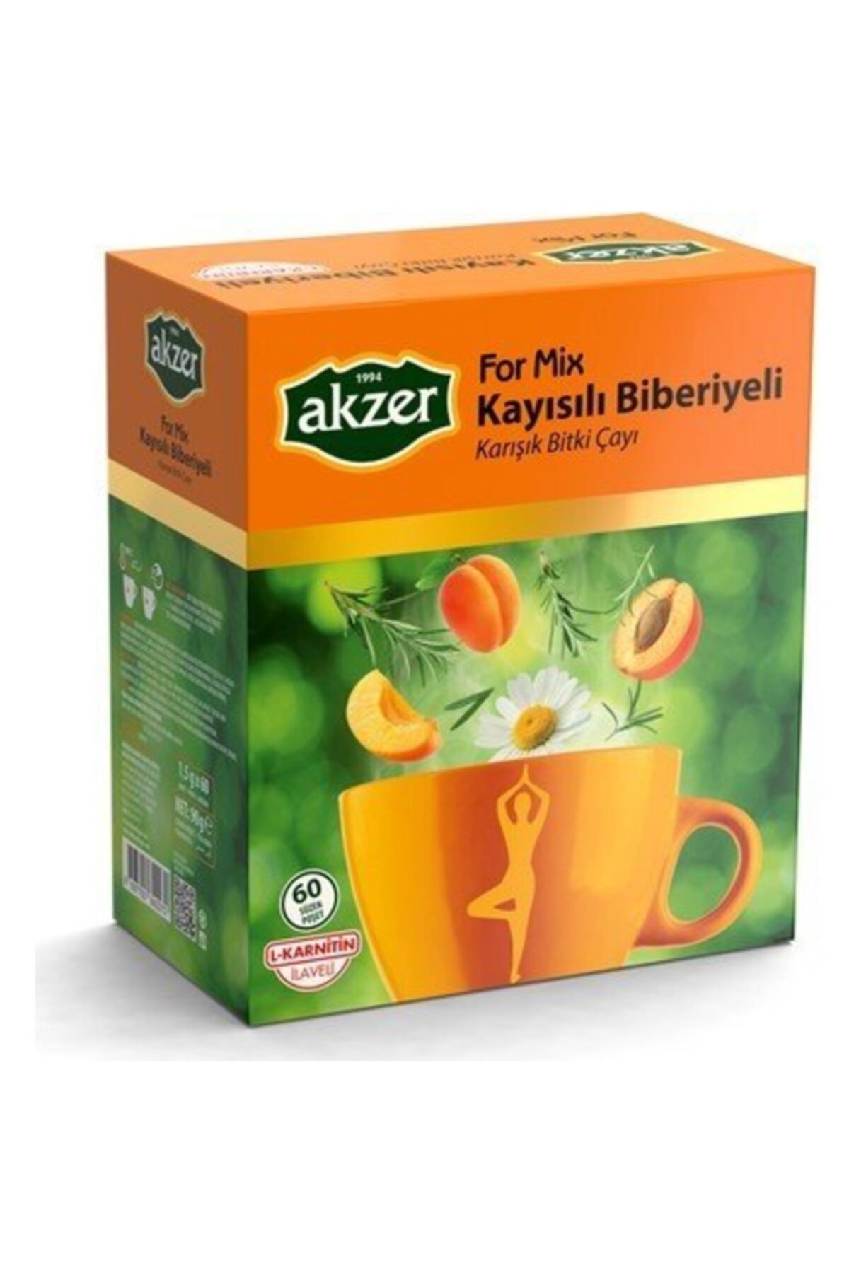Akzer Formix Biberiyeli Kayısılı Çay 60 Poşet Fiyatı, Yorumları - Trendyol