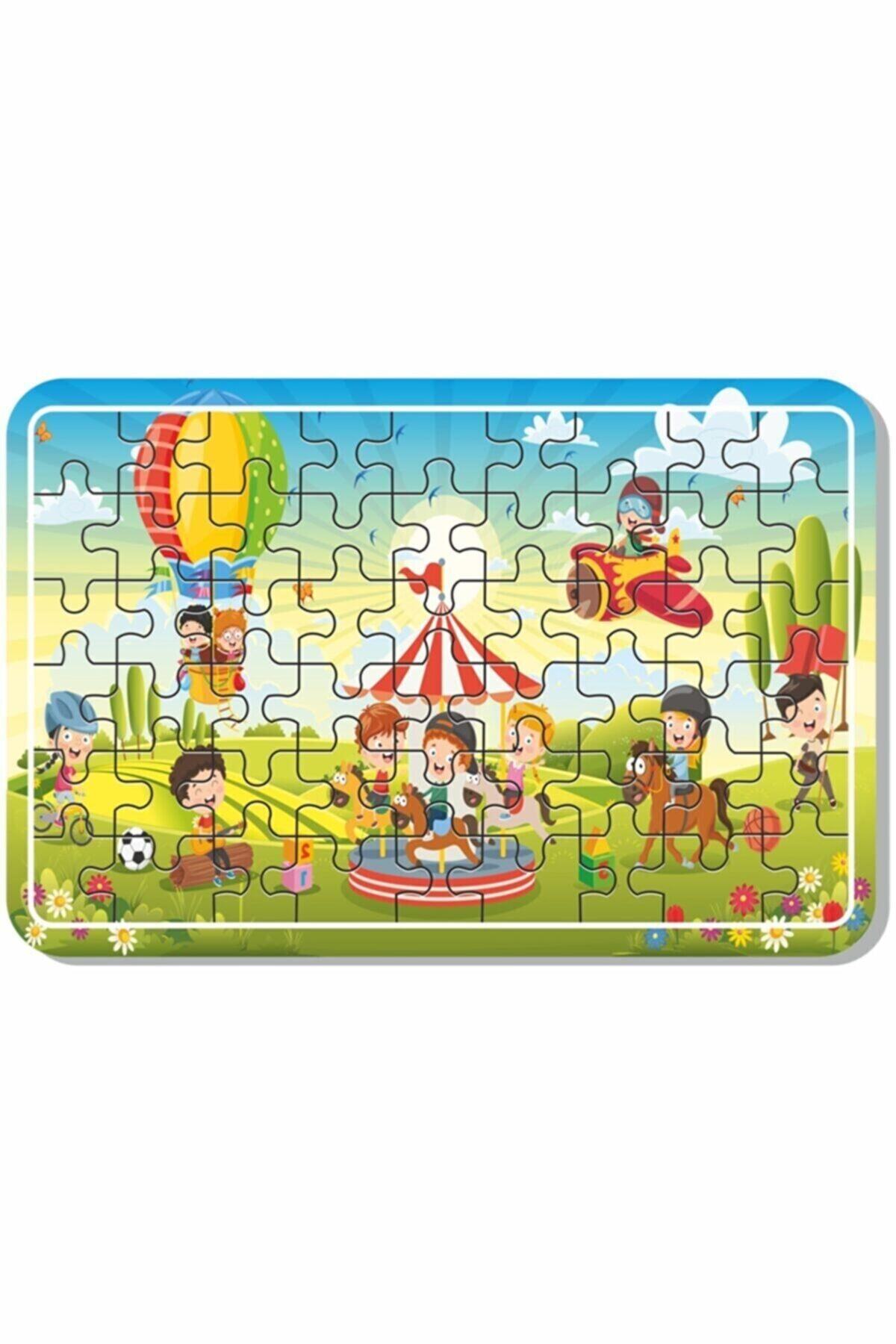 LİPYOS Uzay, Dinazor, Oyun, Hayvanlar 54 Parça Ahşap Puzzle Yapboz 5'li Set fotoğrafı 4 (önizleme)