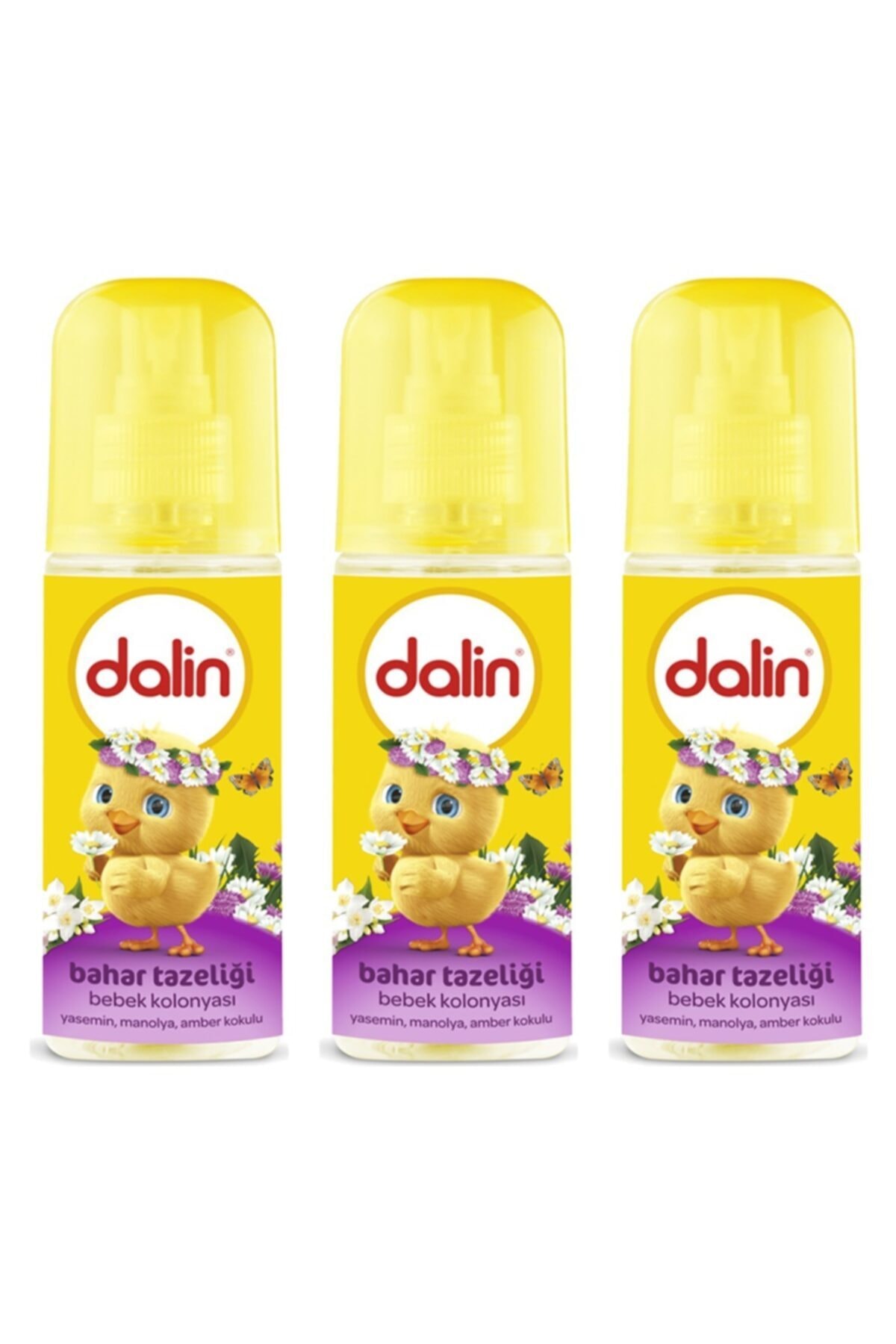 Dalin Bebek Kolonyası Bahar Tazeliği Sprey 150 Ml X 3 Adet