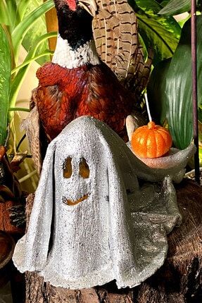 Hayalet Figürü Mumluk Tütsülük Ve Lüks Seri Balkabağı Mum Halloween Seti - Tasarım Tuna Güzelyurt FSA54333IUY