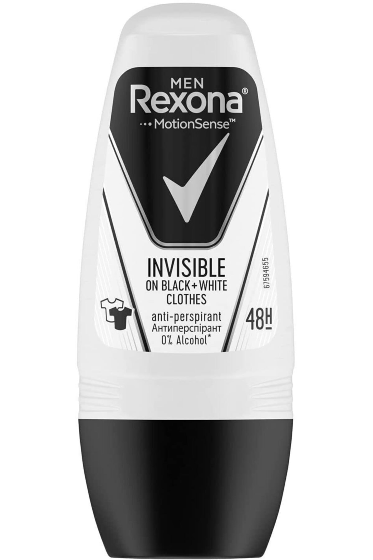 Rexona Men Erkek Anti-perspirant Roll On Invisible Black White Ter Kokusuna Karşı Koruma 50 Ml