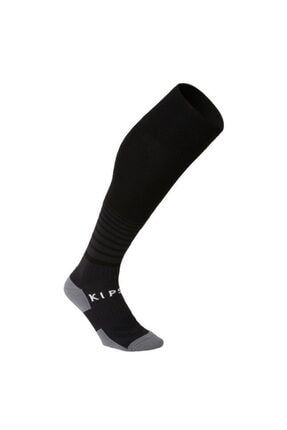 Futbol Çorabı Tozluk Spor Çorabı Konç Yetişkin Siyah F500 8514551