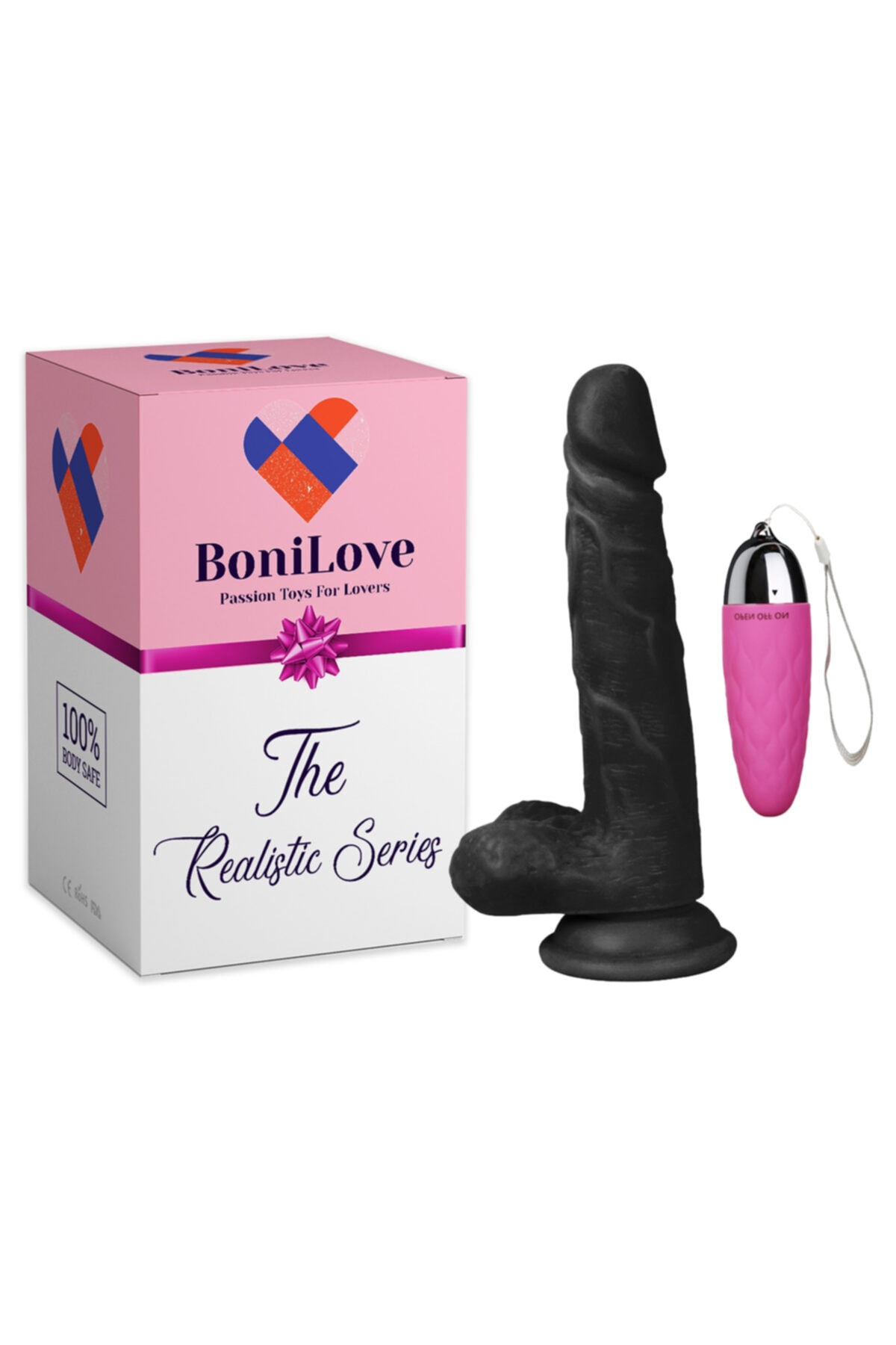 Güçlü Vantuz Sayesinde Yaşpışabilir Realistik Penis+vibratör