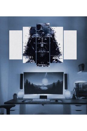 Darth Vader Temalı Star Wars Temalı Duvar Tablosu FLM09