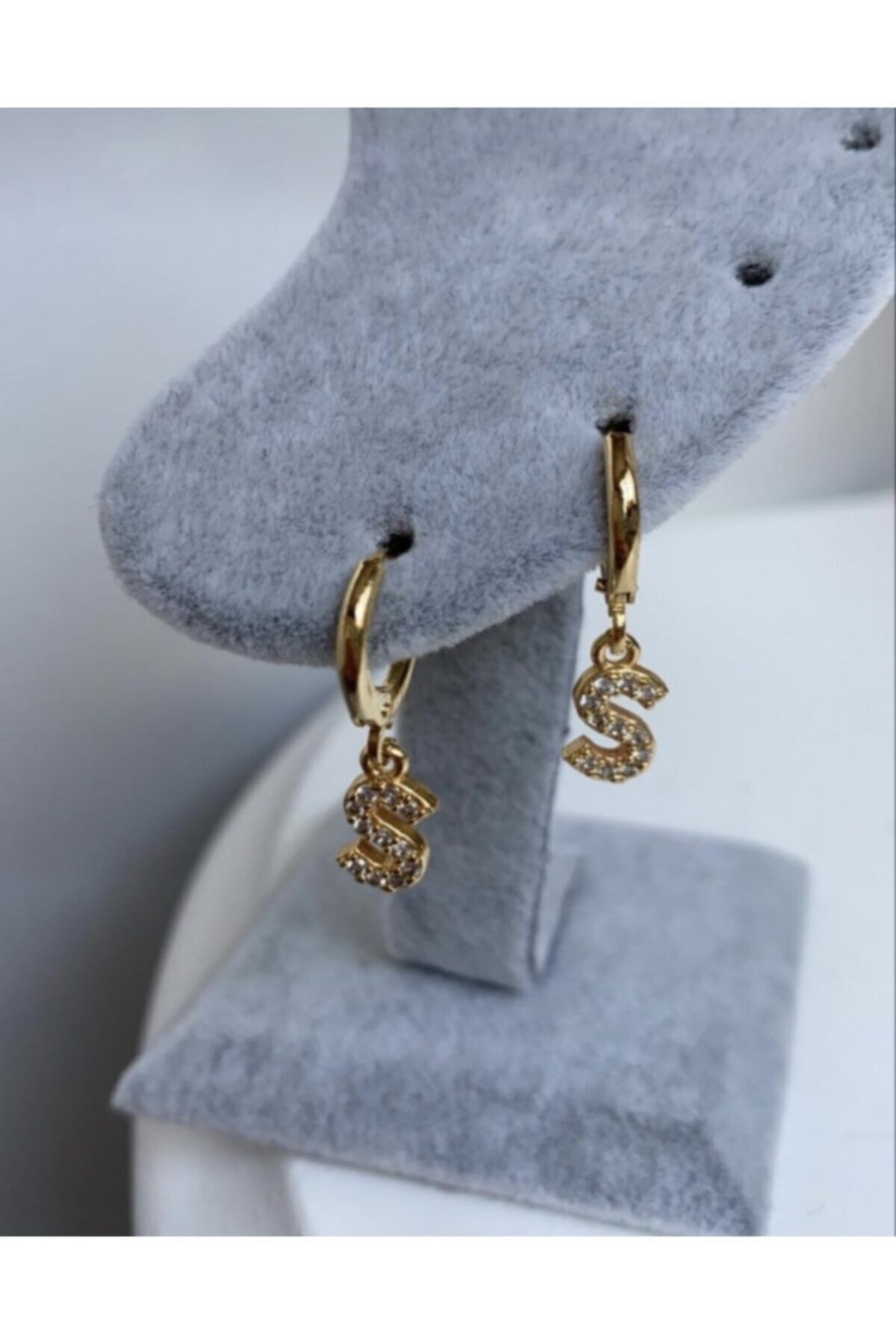 S initial earrings new arrivals