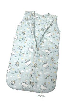 Mint Tavşan Model Fermuarlı Yıkanabilir Bebek Uyku Tulumu BERAUT003