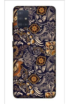 Zipax Galaxy A51 Uyumlu Kılıf Kahverengi Baskılı Desenli Silikon Kılıf A++-8092 Galaxy A51 kılıf-Zipax8092D5