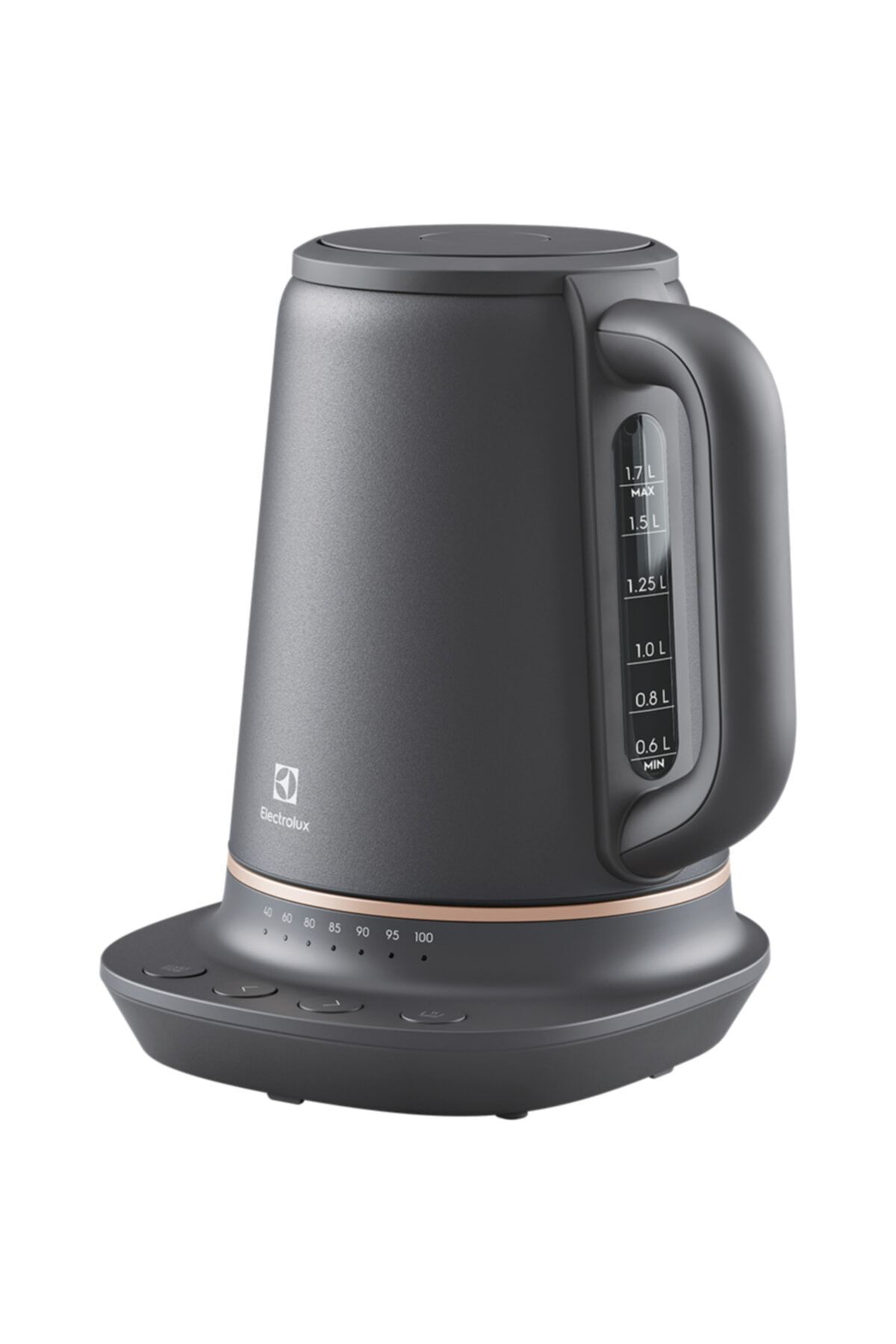 Grey electric outlet kettle