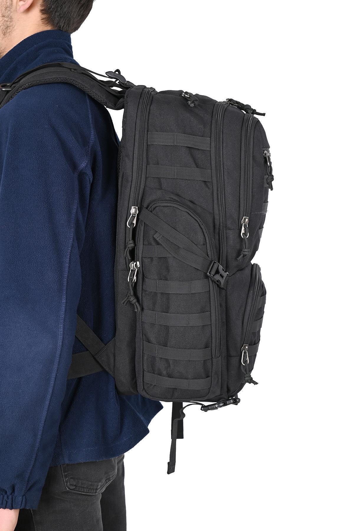 کوله پشتی زنانه مشکی YOUNG | young51029 اورجینال - تصویر 3