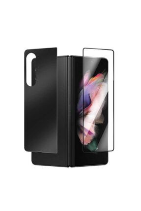 Galaxy Z Fold 3 Uyumlu Kenarları Eğimli Hd Görüntü A Kalite 3d Side Glass Ekran Koruyucu Siyah CPZFLDEKCP