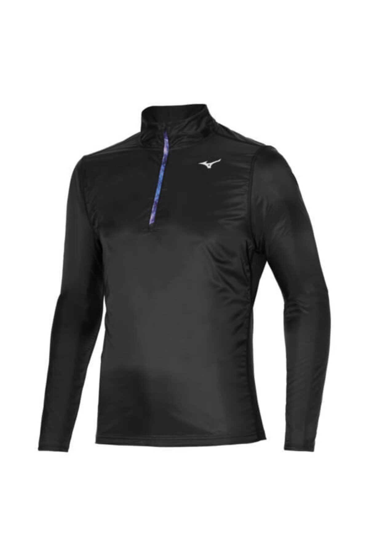 MIZUNO Hybrid Uzun Kollu Yarım Fermuarlı Erkek Sweatshirt Siyah