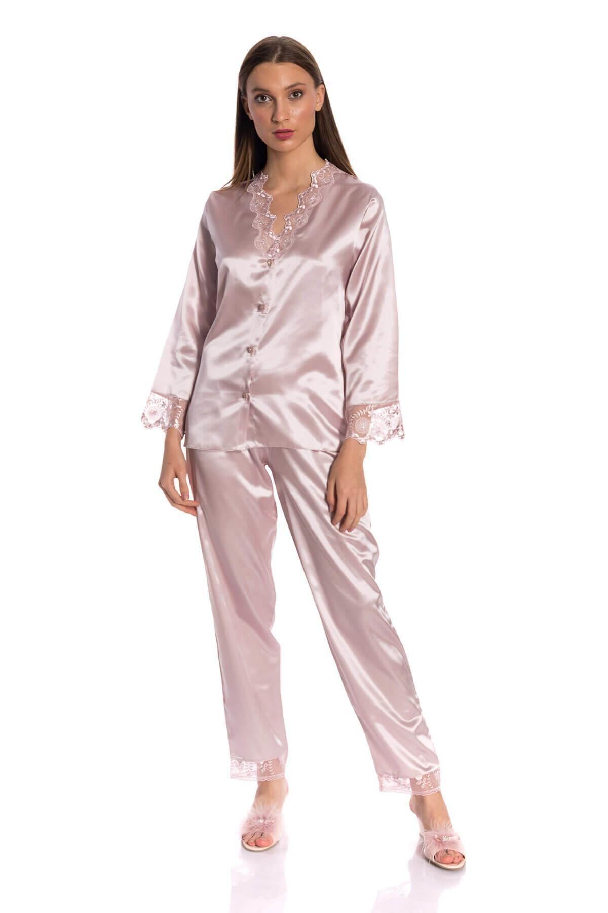 Women's Powder 2-Piece Nightgown-Dressing Gown Set T2904