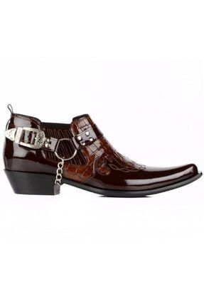 Kahverengi Rugan Erkek Kovboy Ayakkabısı (FAS) 4492X885