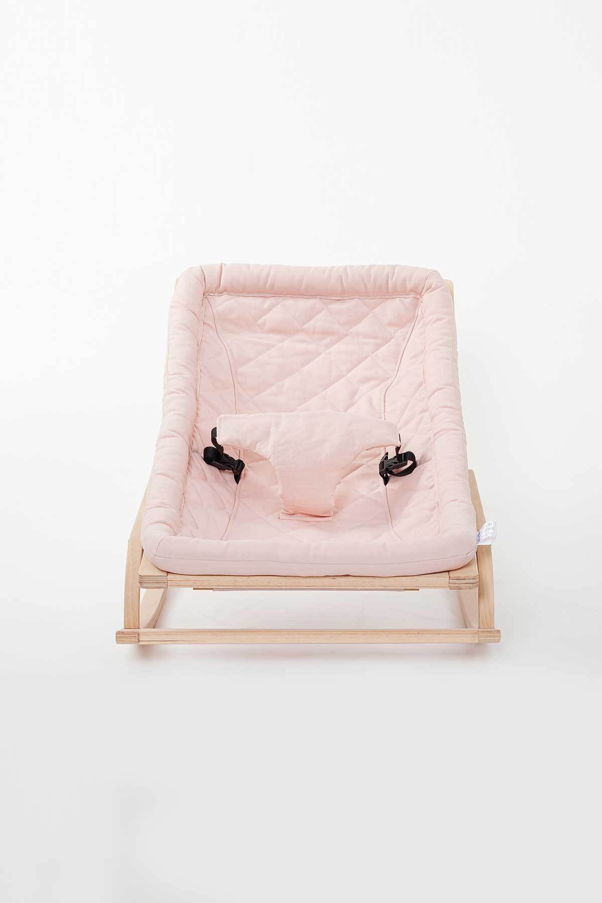 Babycom Naturel Ahşap Kademeli Ana Kucağı - Pudra Pembe fotoğrafı 3 (önizleme)