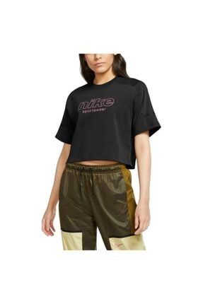 Sportswear Archive Rmx Kadın Siyah T-shirt CU6392-011
