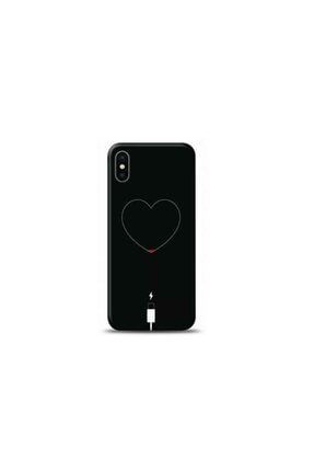 Iphone X Şarjlı Kalptasarımlı Telefon Kılıfı Y-bayanklf0005 Alfadella089107