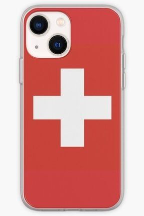 Iphone 13 Telefon Kılıfı Silikon Isviçre Ulusal Bayrak - Isviçre Sticker Yatak Ö I131000027068