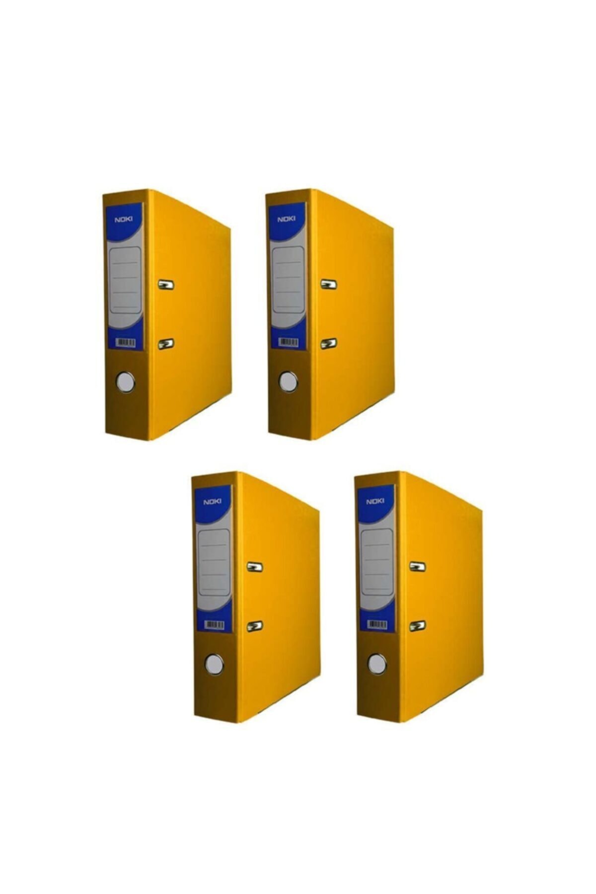 Noki Büro Klasör Geniş Sarı Büro Klasörü Halkalı 4 Adet