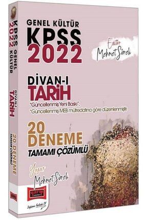 2022 Kpss Genel Kültür Divanı Tarih Tamamı Çözümlü 20 Deneme 9786254427794