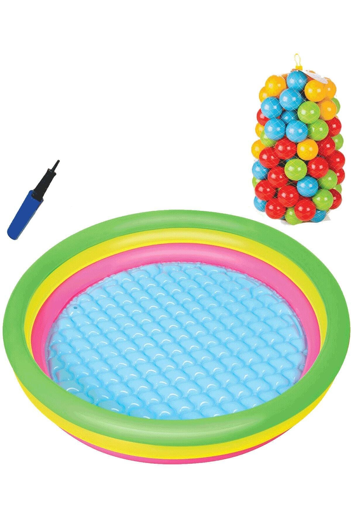 Fırsat Oyuncak Oyun Havuzu (şişme Taban ) 100 Oyun Topu Pompa fotoğrafı 2 (önizleme)