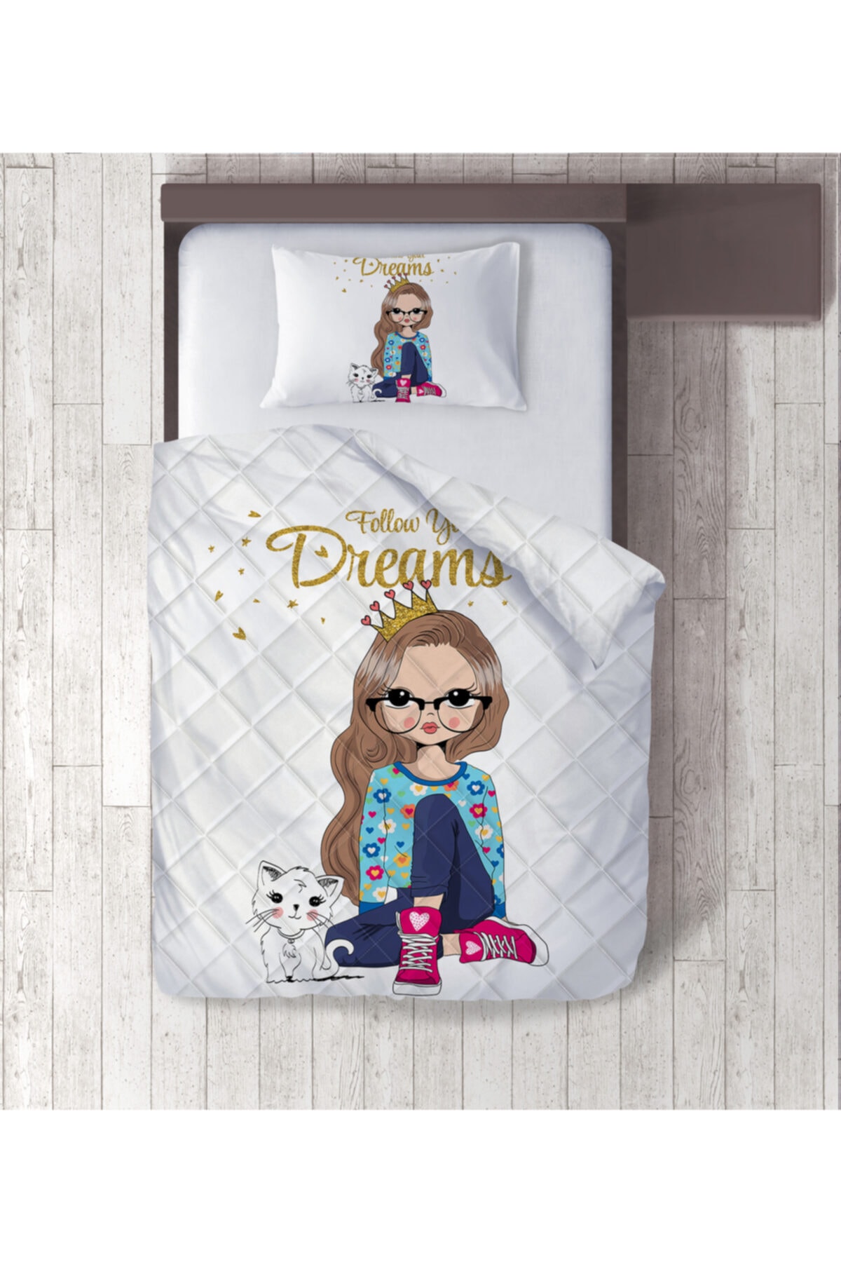 Little Princess Digital Printed Single Duvet Set