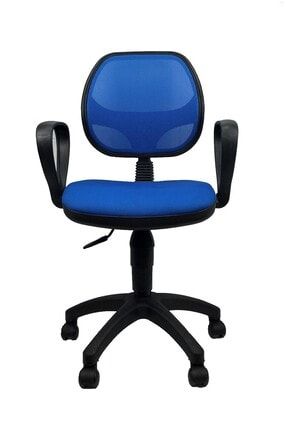 Mavi Fileli Ofis Koltuğu & Ofis Sandalyesi & Çalışma Sandalyesi & Rahat Bilgisayar Sandalyesi AKS001