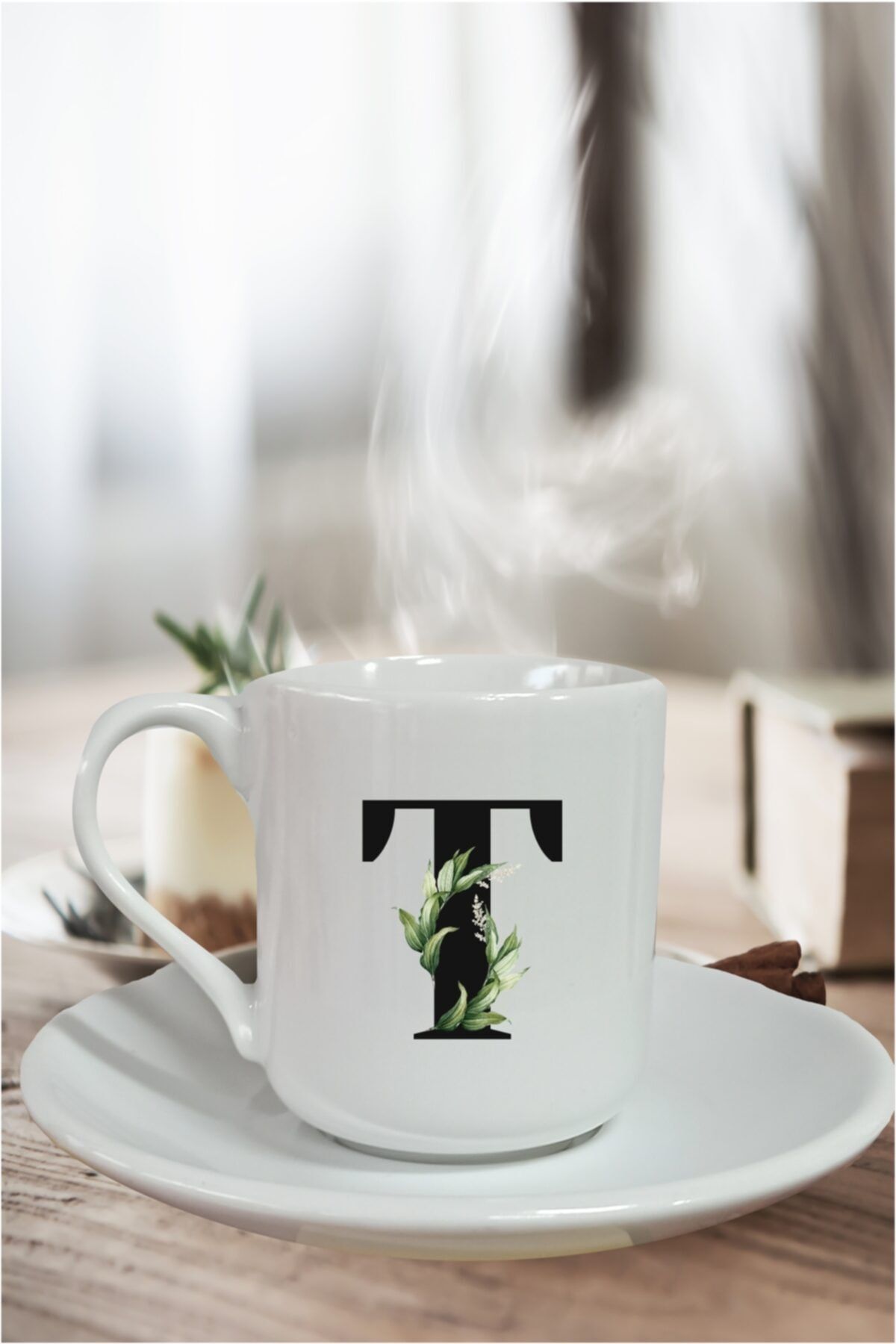 Writing shop on porcelain