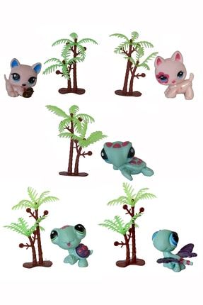 Minişler Littlest Pet Shop 5 Li Karakter Seti + Hediye Cüzdan dop10698406igo