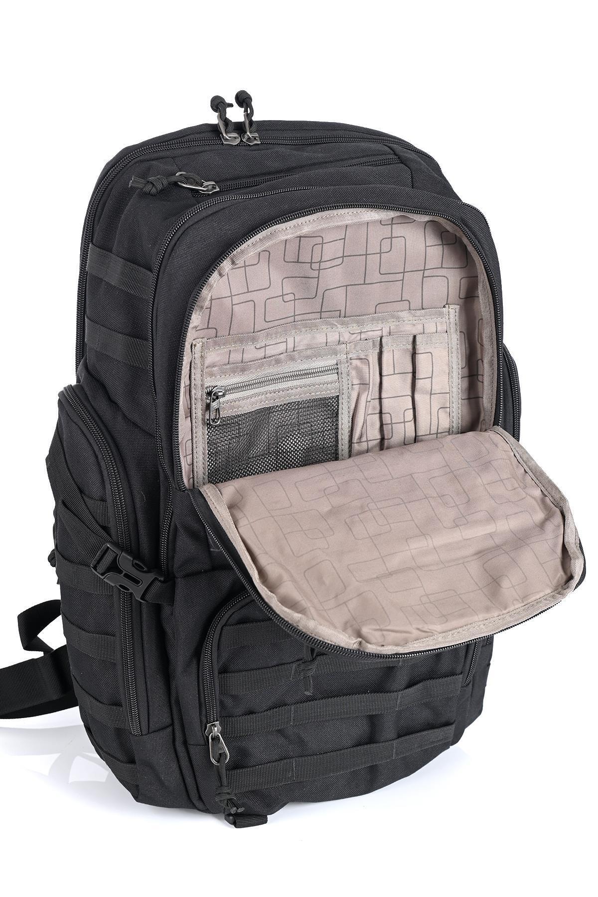 کوله پشتی زنانه مشکی YOUNG | young51029 اورجینال - تصویر 8