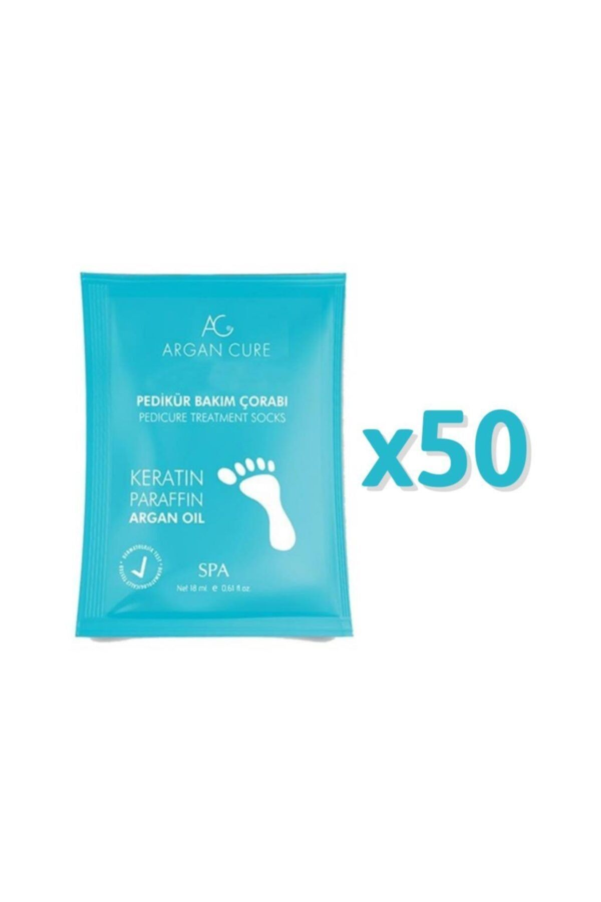 جوراب مراقبت از پدیکور 50 عدد Argan Cure