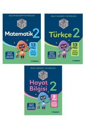 2. Sınıf Türkçe+matematik+hayat Bilgisi 3 Boyut Seti krptdm2mf