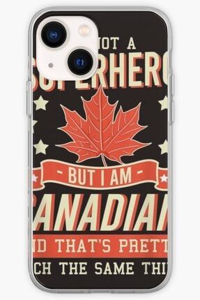 Iphone 13 Telefon Kılıfı Silikon Kanada Kanada Vatandaşı Bayrağı Süper Kahraman Gücü Eh I13000073313