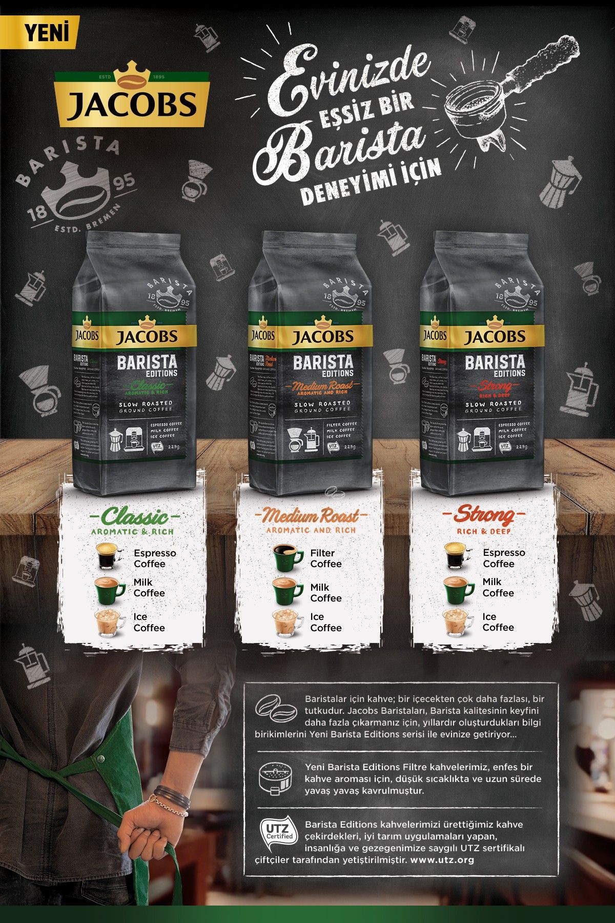 Barista 3 Yorumları Fiyatı, Adet Jacobs Filtre Editions Paketi X - Tanışma Kahve 225 Gr Trendyol