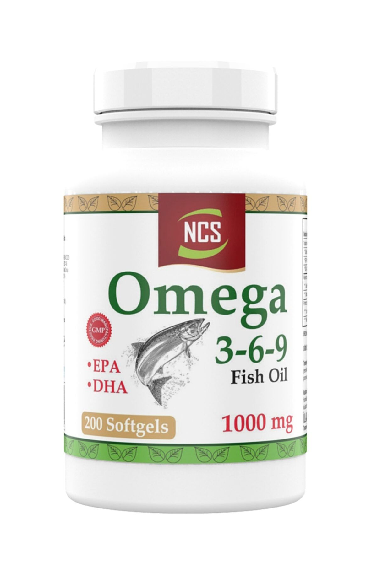 NCS-300 Tablets Collagen Hyaluronic Acid + Omega 3-6-9-200 Capsules 3