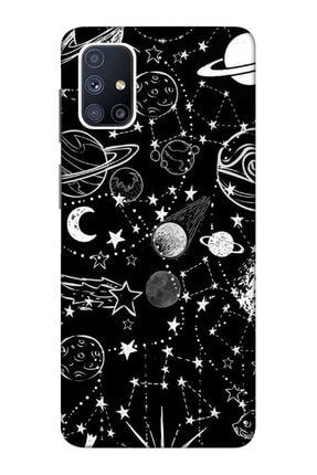 Galaxy M51 Kılıf Gezegen Baskılı Desenli Silikon Kılıf A++-8226 Galaxy M51 kılıf-Zipax8226D5