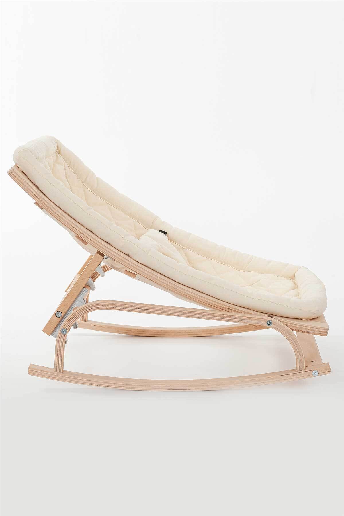 Babycom Naturel Ahşap Kademeli Ana Kucağı - Bej fotoğrafı 3 (önizleme)