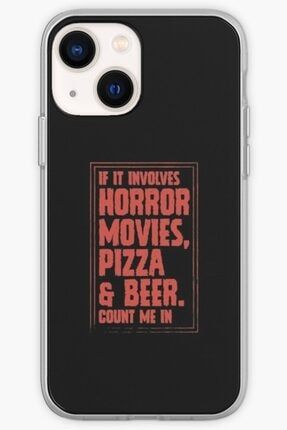 Uyumlu Iphone 13 Telefon Kılıfı Silikon Korku Filmleri Içeriyorsa Pizza Ve Bira Komik V I13000056869