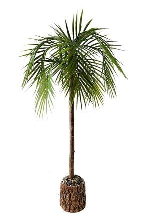 Yapay Ağaç Doğal Odun Saksı Da 9 Dallı Palmiye Ağacı Areka Ağacı 80 Cm hv65423132-1-1