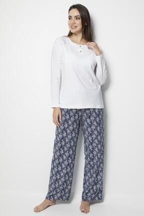 White-Black Kadın Pijama Takımı 002-000258