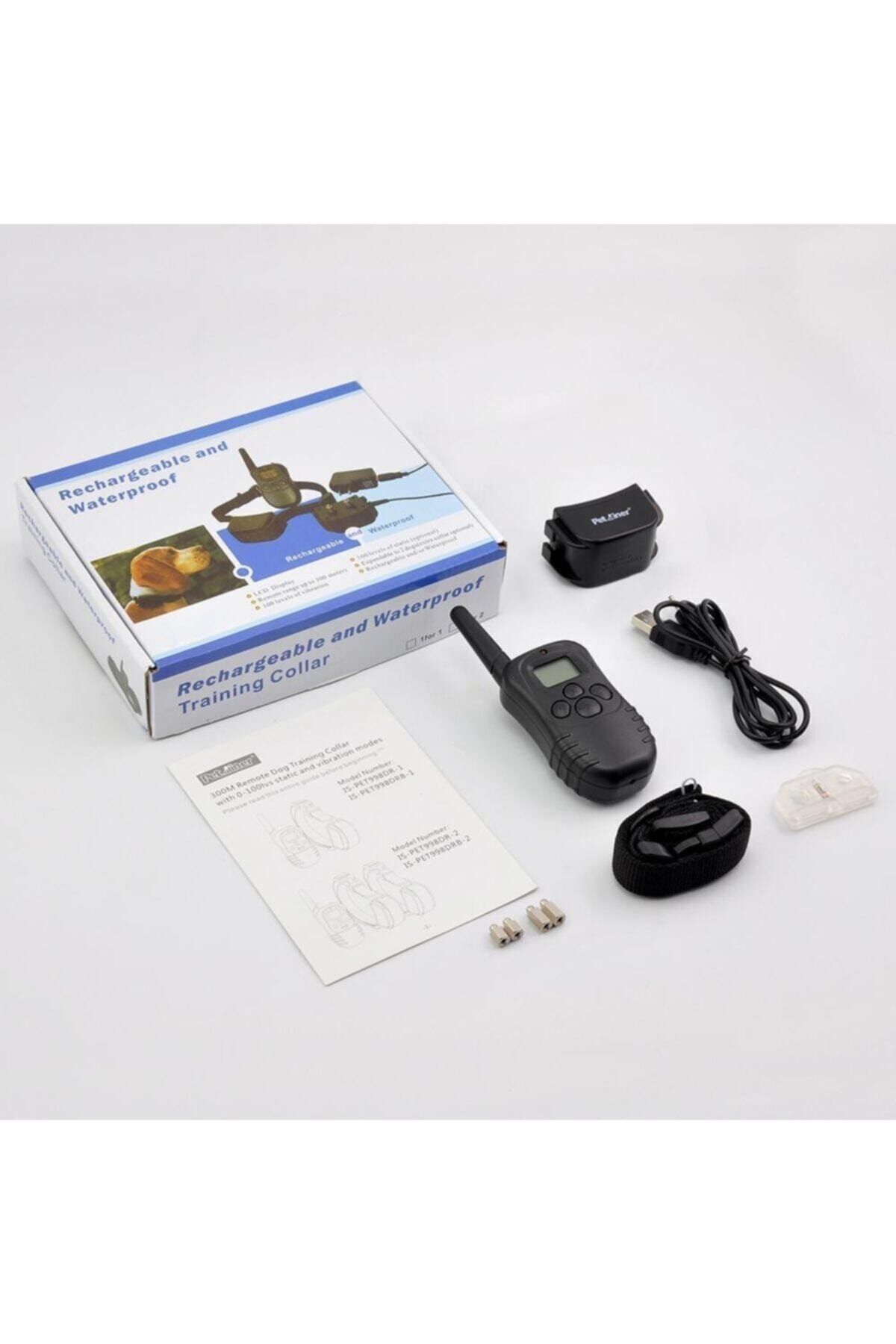 Petrainer Pet998dr1 Su Gecirmez Uzaktan Kumandal 4 Fonksiyonlu 300 M Havlama E itim Tasmas Pet Shop