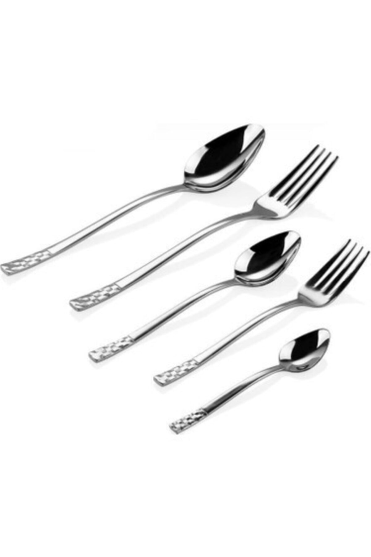 8012 Diamond Series 6-Piece Stainless Steel Teaspoon | Glossy Surface | 18/10
