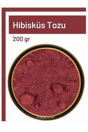 Hibisküs Tozu 200 gr (1. KALİTE) Hibiscus Sabdariffa TOS430