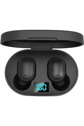 E6s Şarj Gösterge Kutulu Siyah Bluetooth Kulaklık Çift Kulaklık Ios Android Kablosuz Bluetooth 5.0 E6S