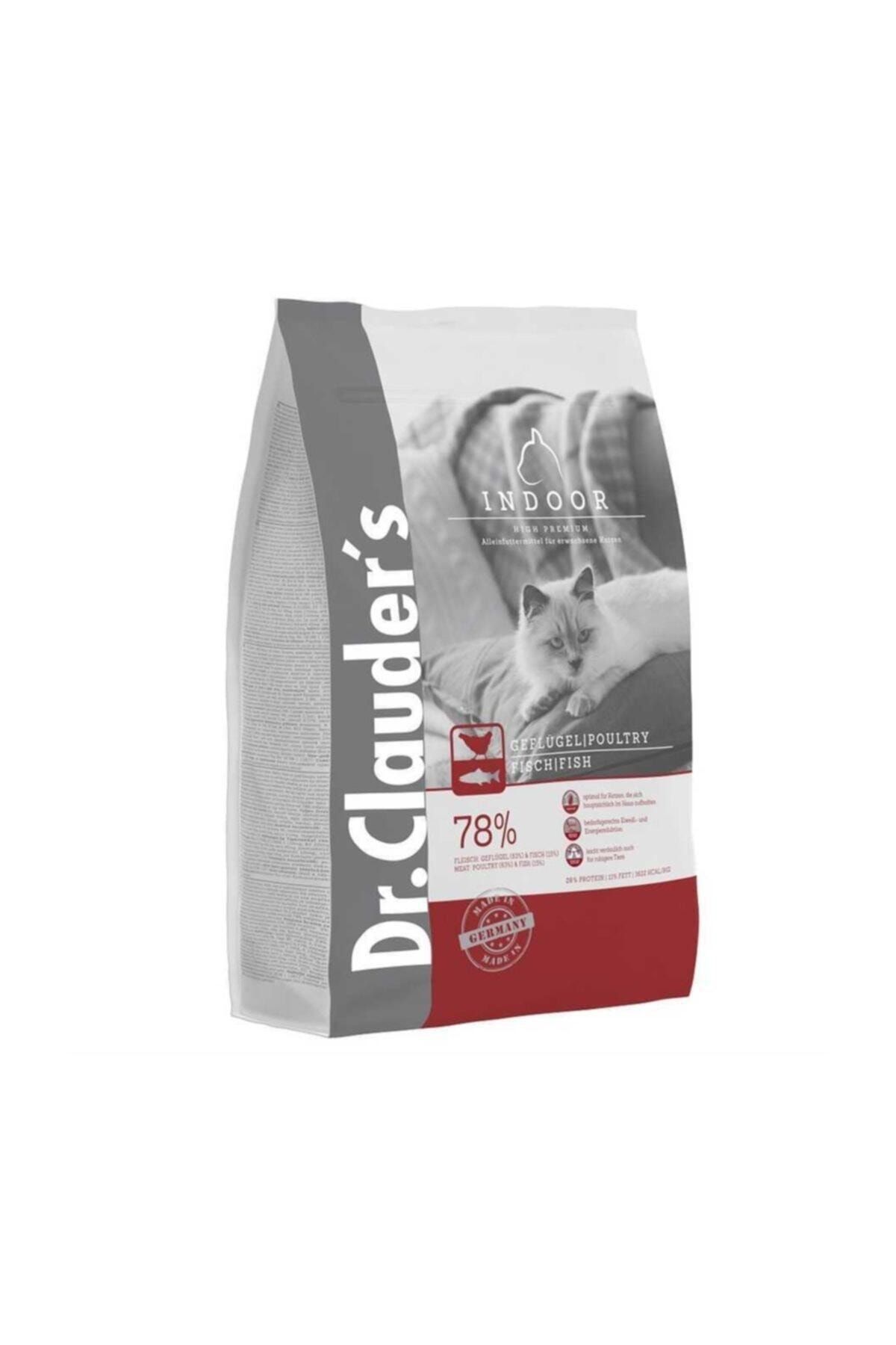 Dr. Clauder Dr.clauders Glutensiz Tavuklu Balıklı Indoor Kedi Maması 4 Kg
