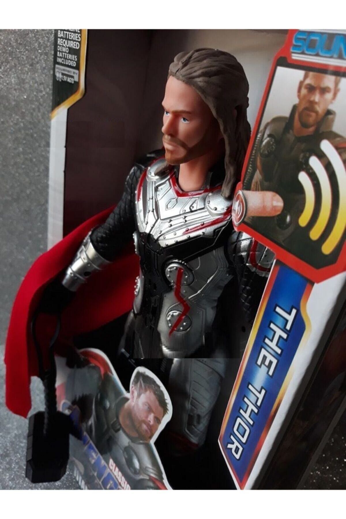 AVENGERS-Thor 28cm Endgame New Costume - Large Size Toy Action Figure with Sound 3