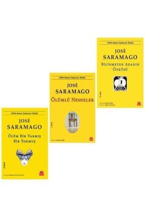Ölüm Bir Varmış Bir Yokmuş - Ölümlü Nesneler - Bilinmeyen Adanın Öyküsü, Jose Saramago 3 Kitap setöbvbyönbaöddös