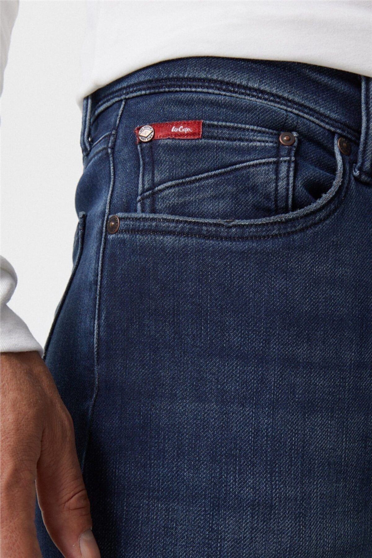 Lee Cooper-Harry Men's Jean Straight Fit Pants Rb Mid Color 5