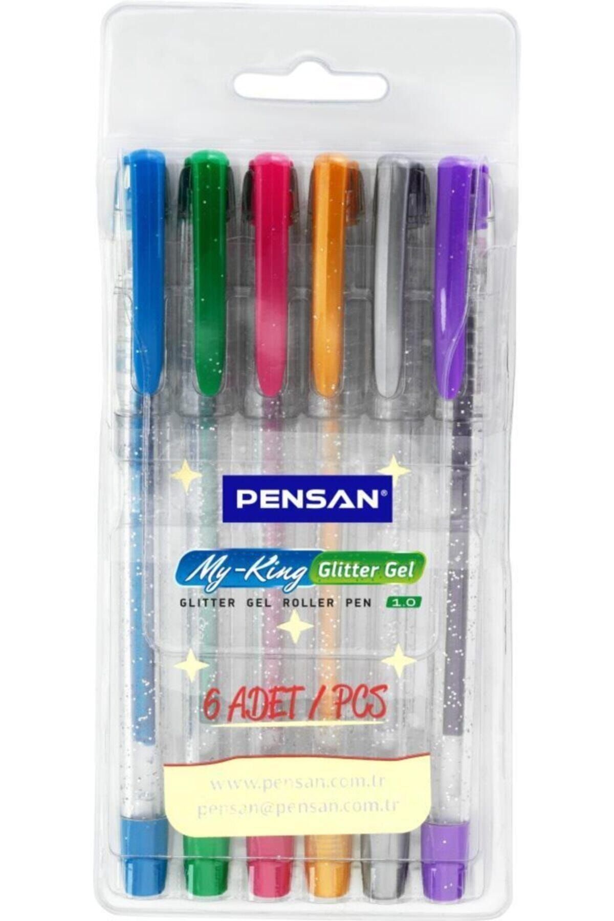 Шариковая ручка Pensan 2227 My-king Silvery Gel 1,0 мм (набор из 6 цветов) Pe02227jk00s6 PENPEL-PE02227JK00S6